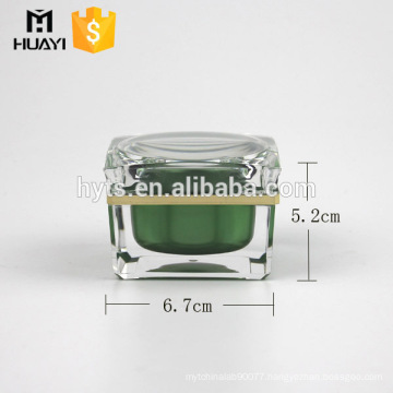 50g hotsale face cream green cosmetic jars